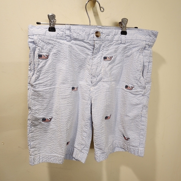 VINEYARD VINES Men's Citton Stripes Patriotic Bermuda short size 32 - Picture 1 of 13
